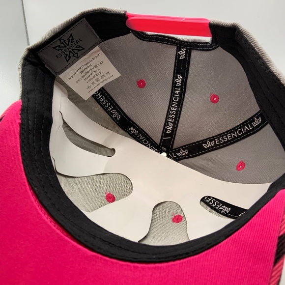 Essencial Key West Florida Conch Republic Embroidered Snapback Hat Gray/Pink - Picture 14 of 16